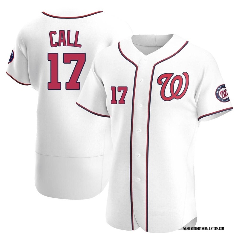 Alex Call Men's Washington Nationals Home Jersey - White Replica