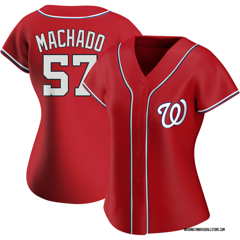 Andres Machado Men's Washington Nationals Alternate Jersey - Red