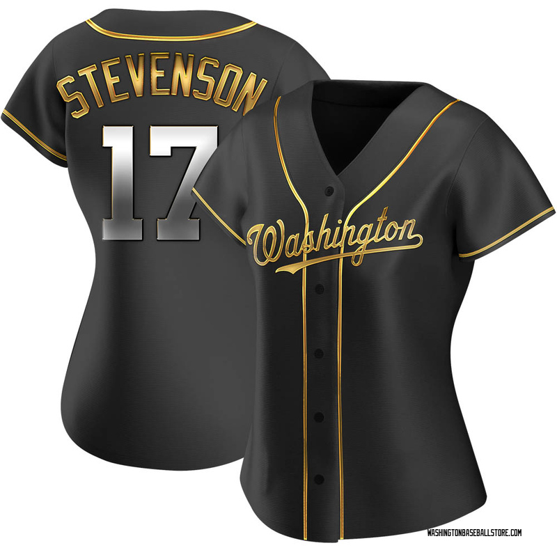 Andrew Stevenson Youth Washington Nationals Alternate Jersey - Black Golden  Replica