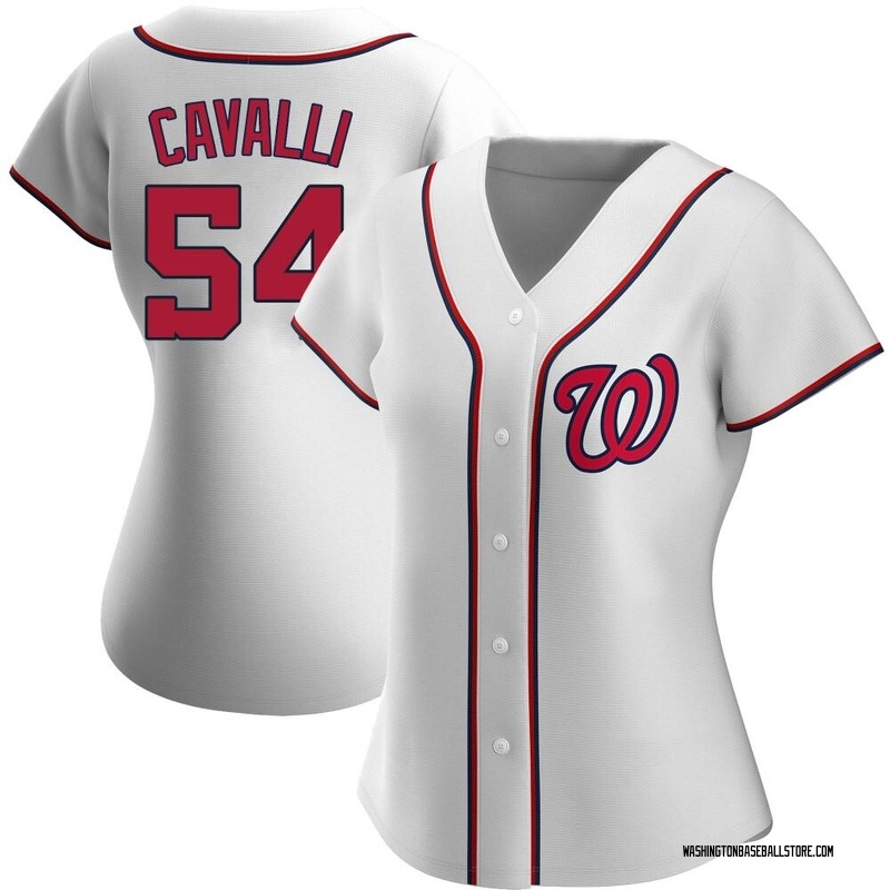 Cade Cavalli Youth Washington Nationals Alternate Jersey - Navy Replica