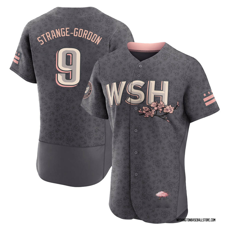 Dee Strange-Gordon Men's Washington Nationals 2022 City Connect Jersey -  Gray Authentic