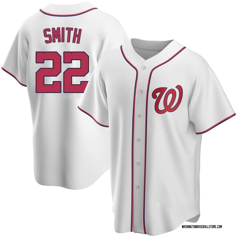 Dominic Smith Youth Washington Nationals Home Jersey - White Replica