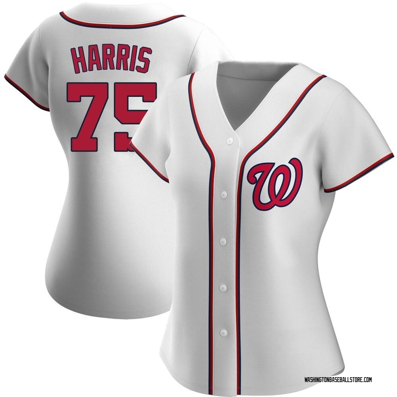 Hobie Harris Men's Washington Nationals Alternate Jersey - White