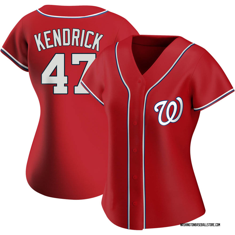 Howie Kendrick Women's Washington Nationals Home Jersey - White Authentic