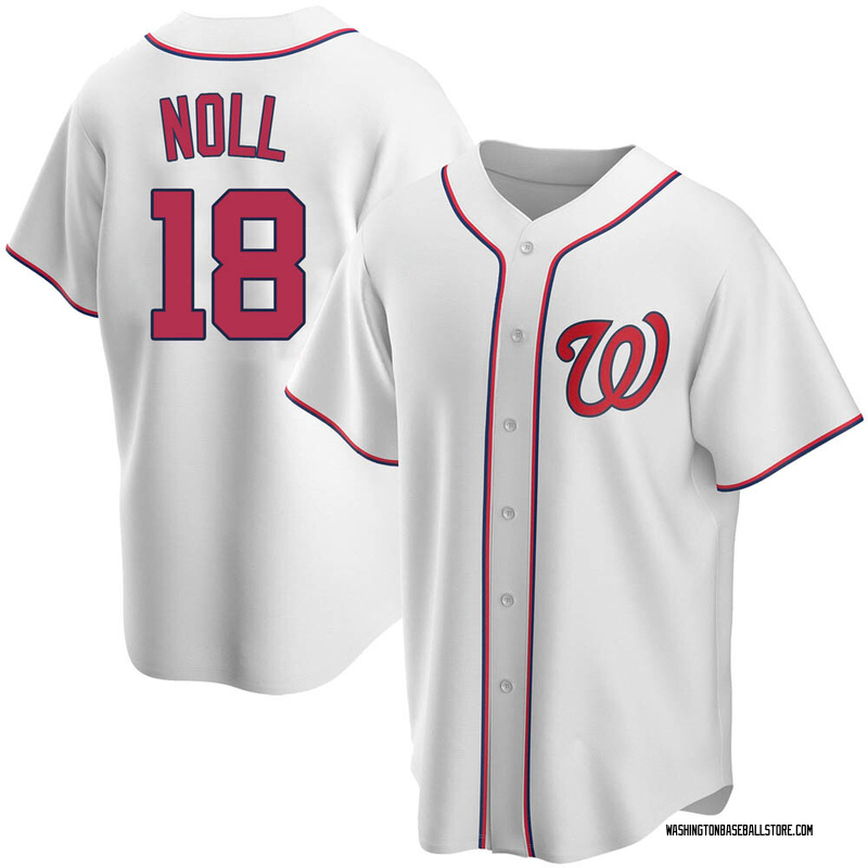 Jake Noll Youth Washington Nationals Alternate Jersey - Navy Replica