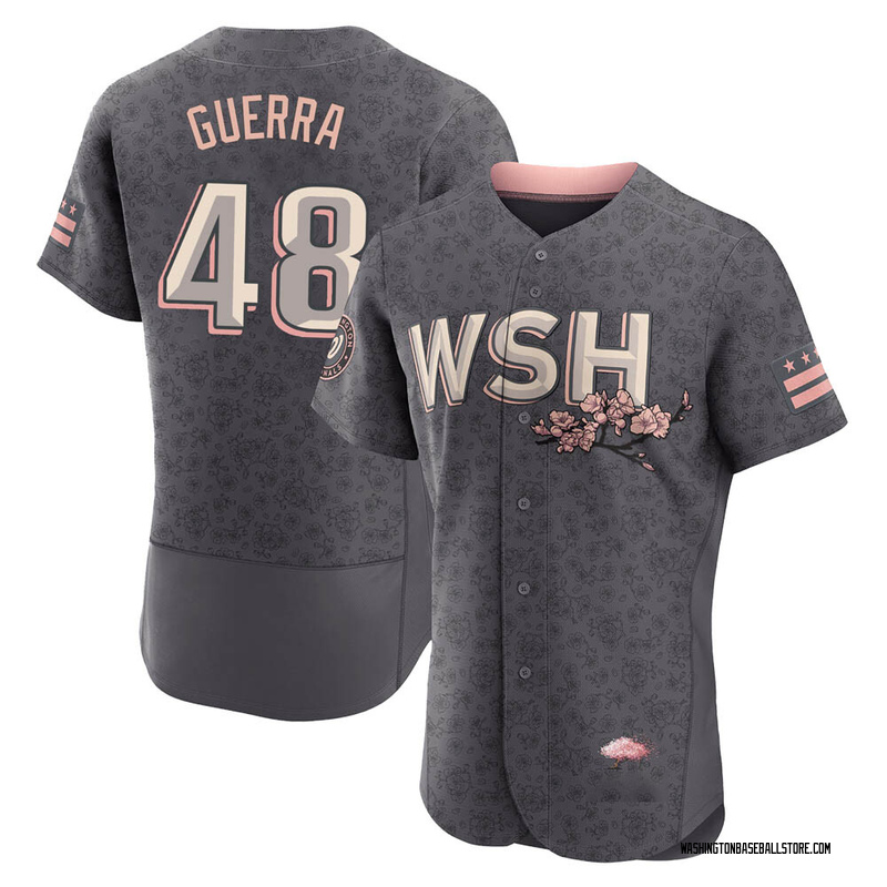 Game-Used Javy Guerra World Series Jersey