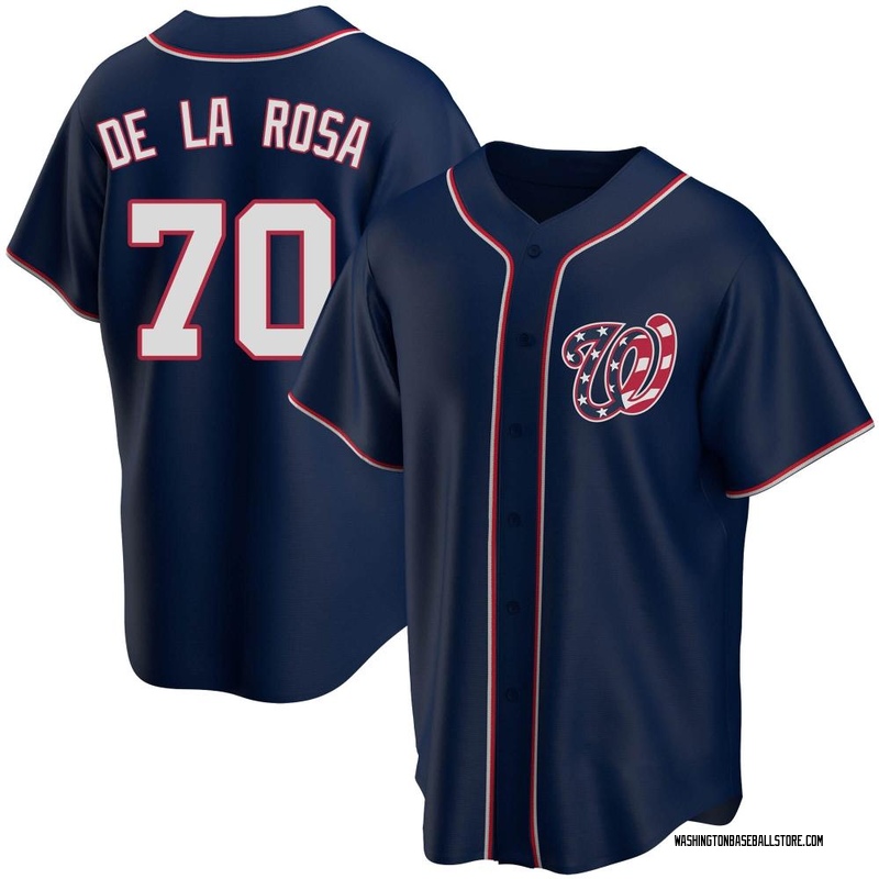 Jeremy De La Rosa Men's Washington Nationals 2022 City Connect Jersey -  Gray Replica