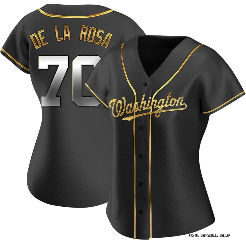 Jeremy De La Rosa Women's Washington Nationals Snake Skin City Jersey -  Black Replica