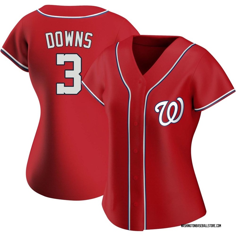 Jeter Downs Women's Washington Nationals Home Jersey - White Authentic