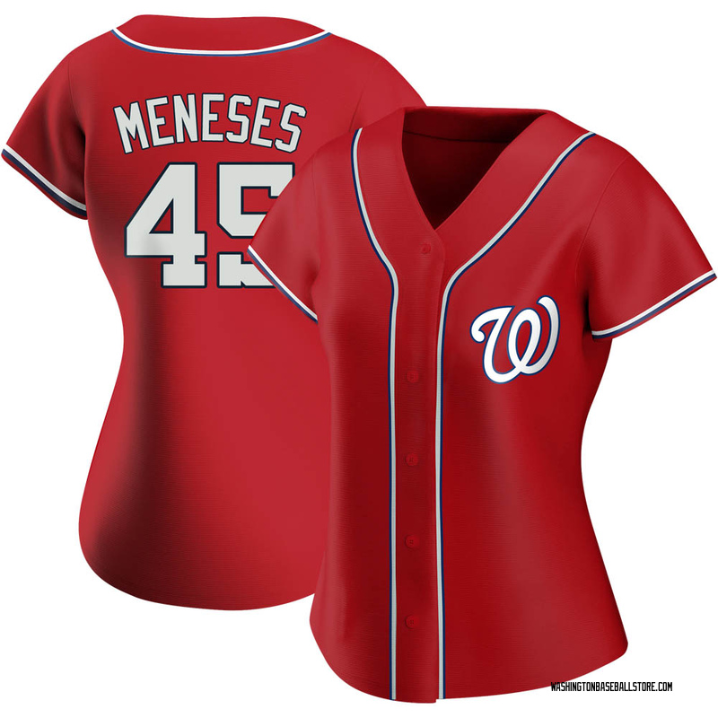 Joey Meneses Women's Washington Nationals Home Jersey - White