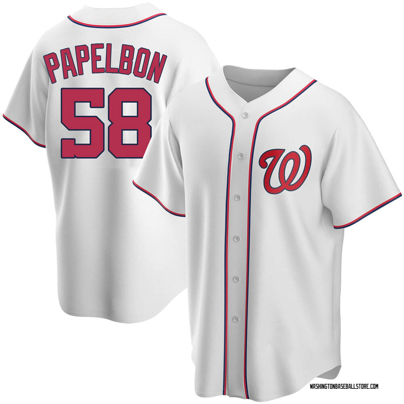 Youths Red Blue & White Washington Nationals Harper Baseball Jersey by  Majestic