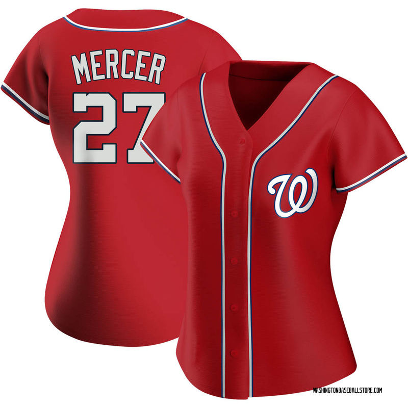 Jordy Mercer Women's Washington Nationals Home Jersey - White Replica