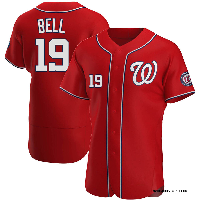 Josh Bell Men's Washington Nationals Alternate Team Jersey - Navy