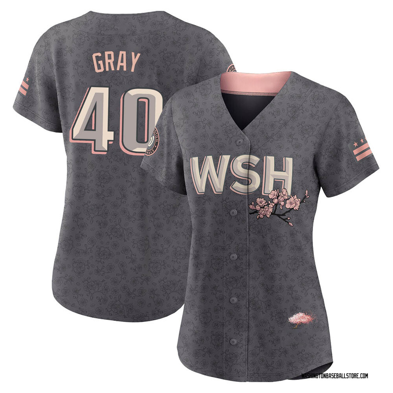 Josiah Gray Women's Washington Nationals Alternate Jersey - Black