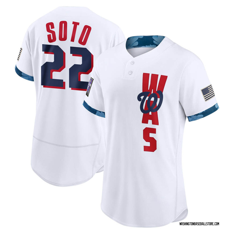 Juan Soto Men's Washington Nationals 2021 All-Star Authentic Jersey - White  Game