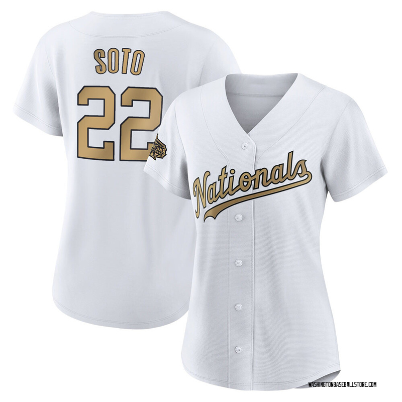 Juan Soto Women's Washington Nationals Authentic 2022 All-Star Jersey -  White Game