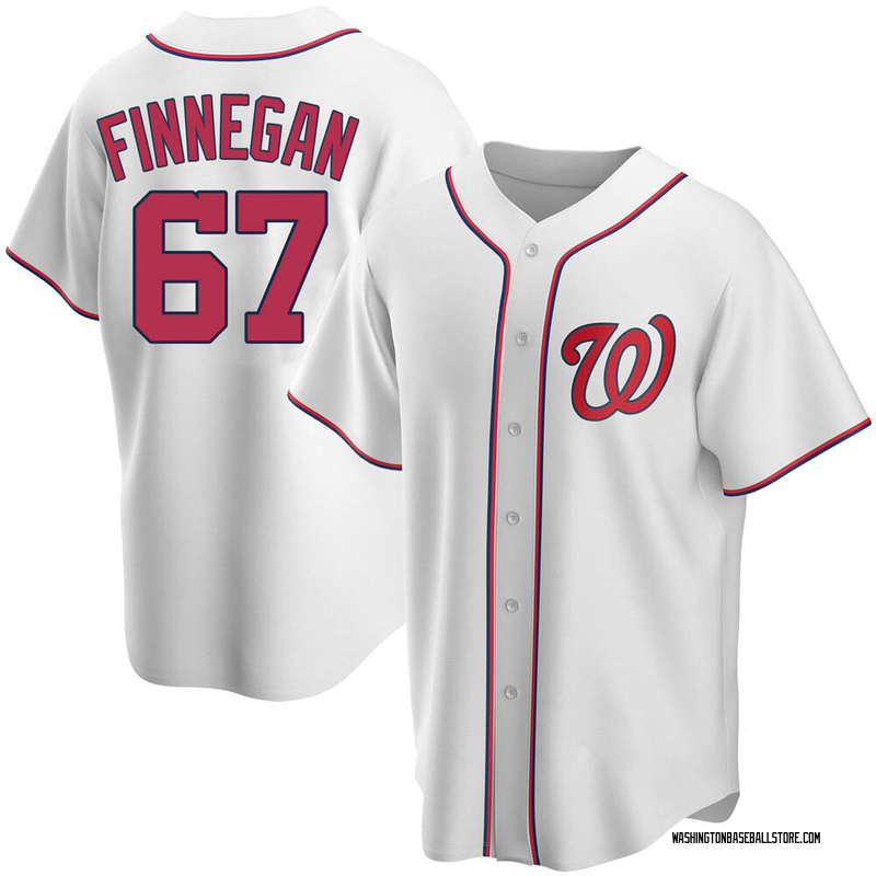 Kyle Finnegan Men's Washington Nationals 2022 City Connect Jersey - Gray  Replica