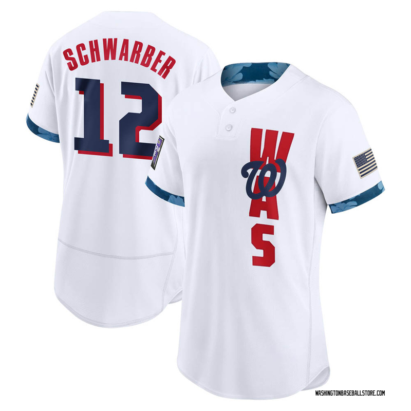 Kyle Schwarber Men's Washington Nationals 2021 All-Star Authentic Jersey -  White Game