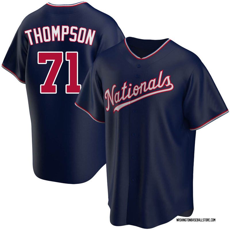 Mason Thompson Men's Washington Nationals Alternate Jersey - Black