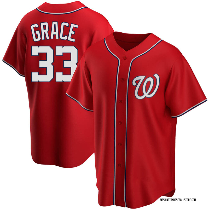 Custom Youth Washington Nationals Alternate Jersey - Black Golden