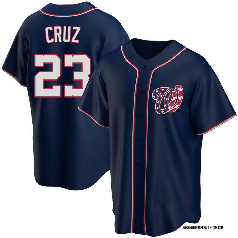 Nelson Cruz Men's Washington Nationals 2022 City Connect Jersey - Gray  Replica