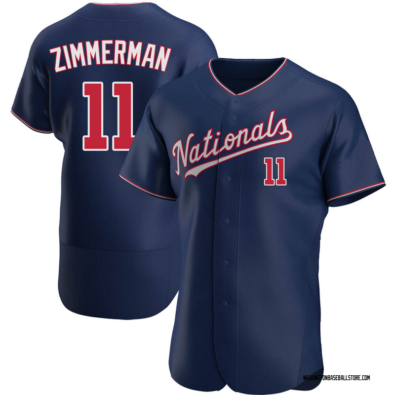 Ryan Zimmerman Men's Washington Nationals Alternate Jersey - Navy Authentic
