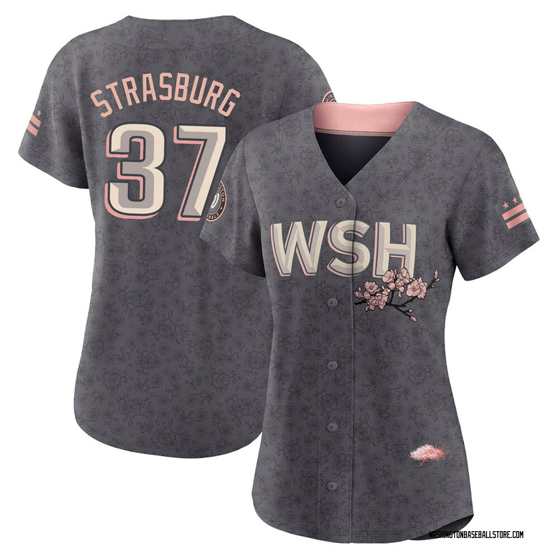  Stephen Strasburg Washington Nationals #37 Toddler Red Cool  Base Alternate Player Jersey : Sports & Outdoors