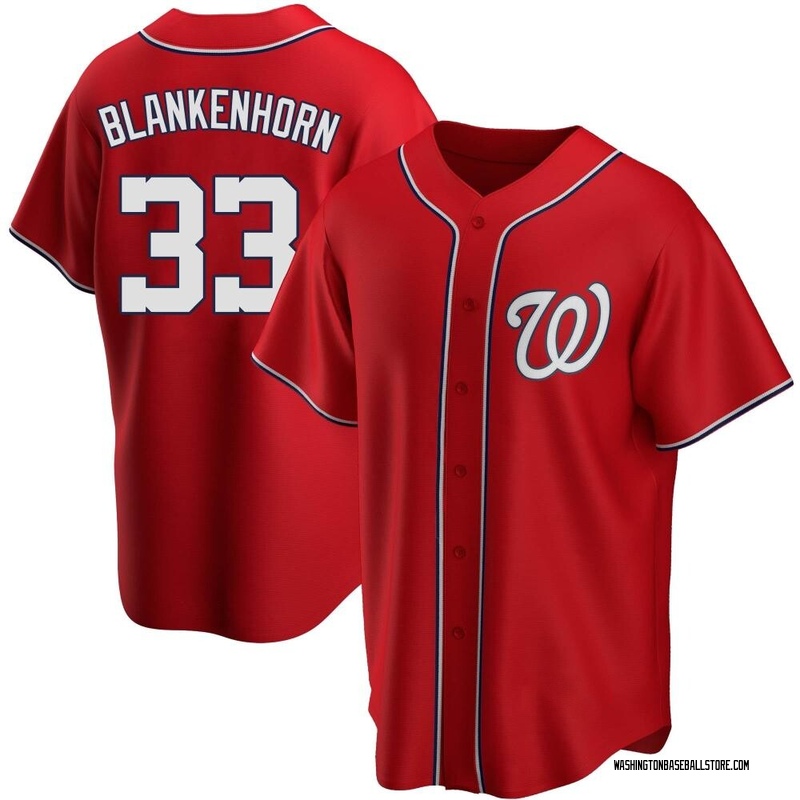 Travis Blankenhorn Men's Washington Nationals 2022 City Connect Jersey -  Gray Replica