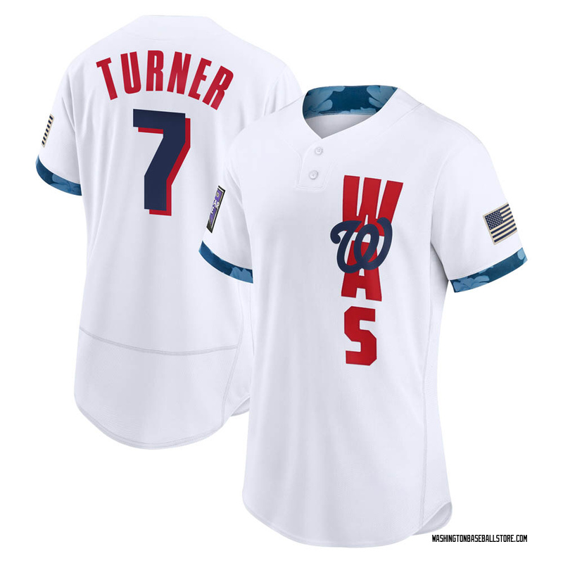 Trea Turner Men's Washington Nationals 2021 All-Star Authentic Jersey -  White Game