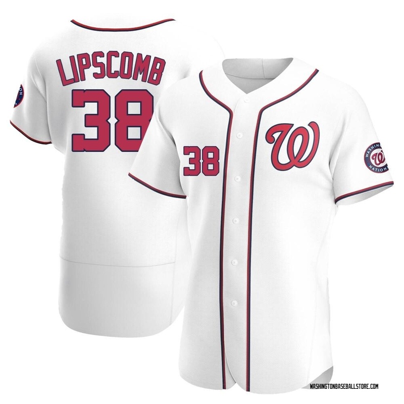 Trey Lipscomb Men's Washington Nationals Home Jersey - White Authentic